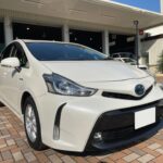 プリウスαにルームクリーニング施工致しました。