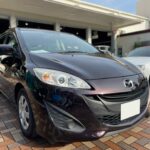 マツダ・プレマシーに親水性コーティングを施工致しました