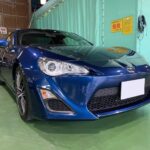 トヨタ・８６アルミホイールガリ傷修理、施工事例です。