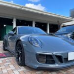 神戸・大阪ガラスコーティング専門店エスプリジャパン　PORSCHE・９１１carreraGTSにガラスコーティングメンテナンス施工致しました。