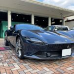 神戸・大阪ガラスコーティング専門店エスプリジャパン　Ferrari・Romaにガラスコーティング施工致しました。