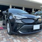 神戸・大阪ガラスコーティング専門店エスプリジャパントヨタ・C-HRにガラスコーティングメンテナンス施工致しました。