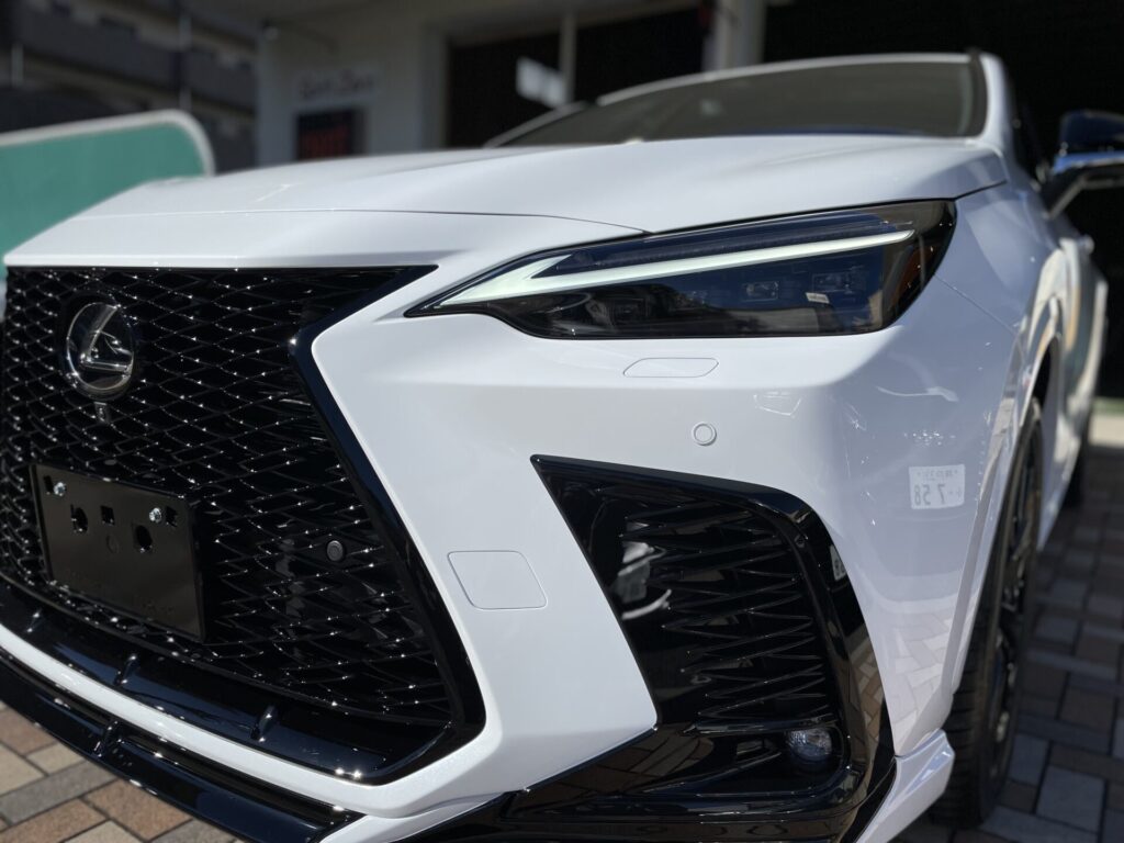 神戸・大阪ガラスコーティング専門店エスプリジャパンLEXUS・NX450h＋にガラスコーティング施工致しました。