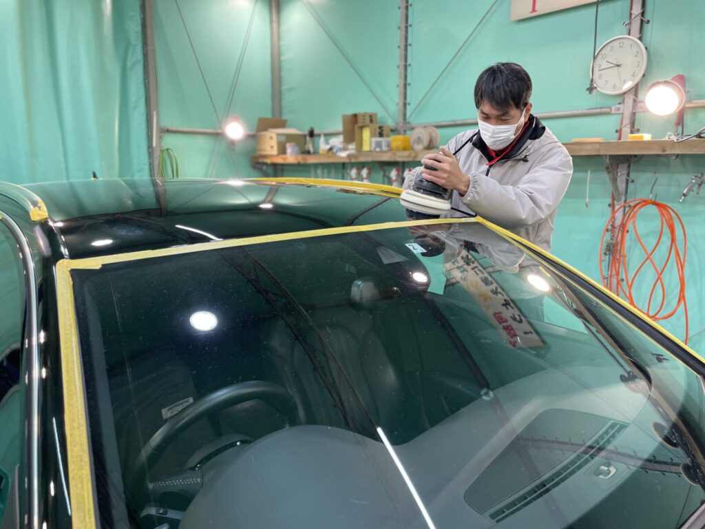 神戸・大阪ガラスコーティング専門店エスプリジャパンアウディ・A6AVにガラスコーティングメンテナンス施工致しました。
