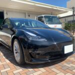 神戸・大阪ガラスコーティング専門店エスプリジャパンテスラModel3にガラスコーティング施工致しました。