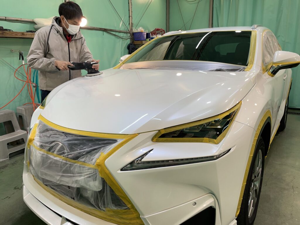 神戸・大阪ガラスコーティング専門店エスプリジャパン　LEXUS・NXにガラスコーティング施工致しました。