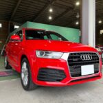 神戸・大阪ガラスコーティング専門店エスプリジャパンアウディQ３にガラスコーティング施工致しました。