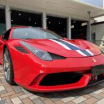 神戸・大阪ガラスコーティング専門店エスプリジャパン　Ferrari・４５８SPECIAREにガラスコーティング施工致しました。