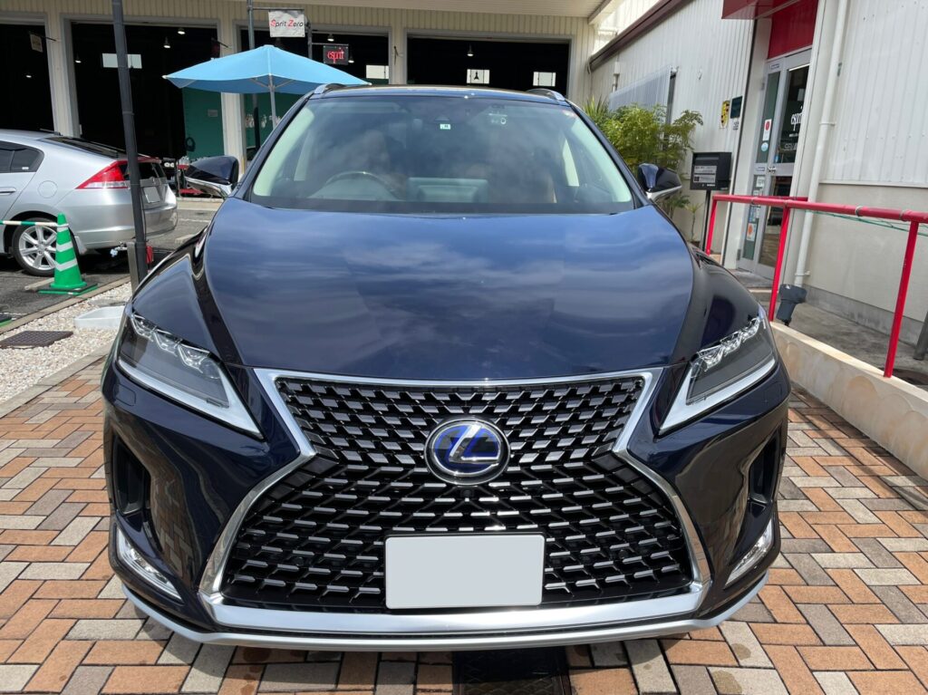 神戸・大阪ガラスコーティング専門店エスプリジャパン　LEXUS・RXにガラスコーティング施工致しました。