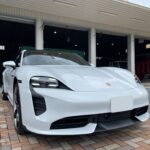 神戸・大阪ガラスコーティング専門店エスプリジャパン　PORSCHE・Taycanにガラスコーティング施工致しました。