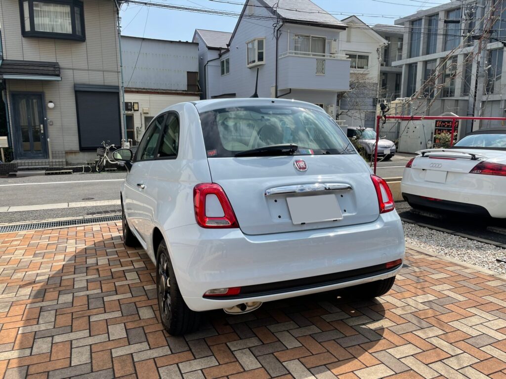 神戸・大阪ガラスコーティング専門店エスプリジャパンFIAT・５００にガラスコーティング施工致しました。