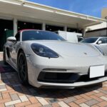 神戸・大阪ガラスコーティング専門店エスプリジャパン　PORSCHE・７１８ボクスターにガラスコーティング施工致しました。