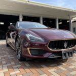 神戸・大阪ガラスコーティング専門店エスプリジャパンメルマセラティ・クアトロポルテにガラスコーティング施工致しました。