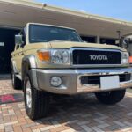 神戸・大阪ガラスコーティング専門店エスプリジャパンランドクルーザー７０にガラスコーティング施工致しました。