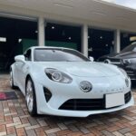 神戸・大阪ガラスコーティング専門店エスプリジャパンアルピーヌA110にガラスコーティング施工致しました。