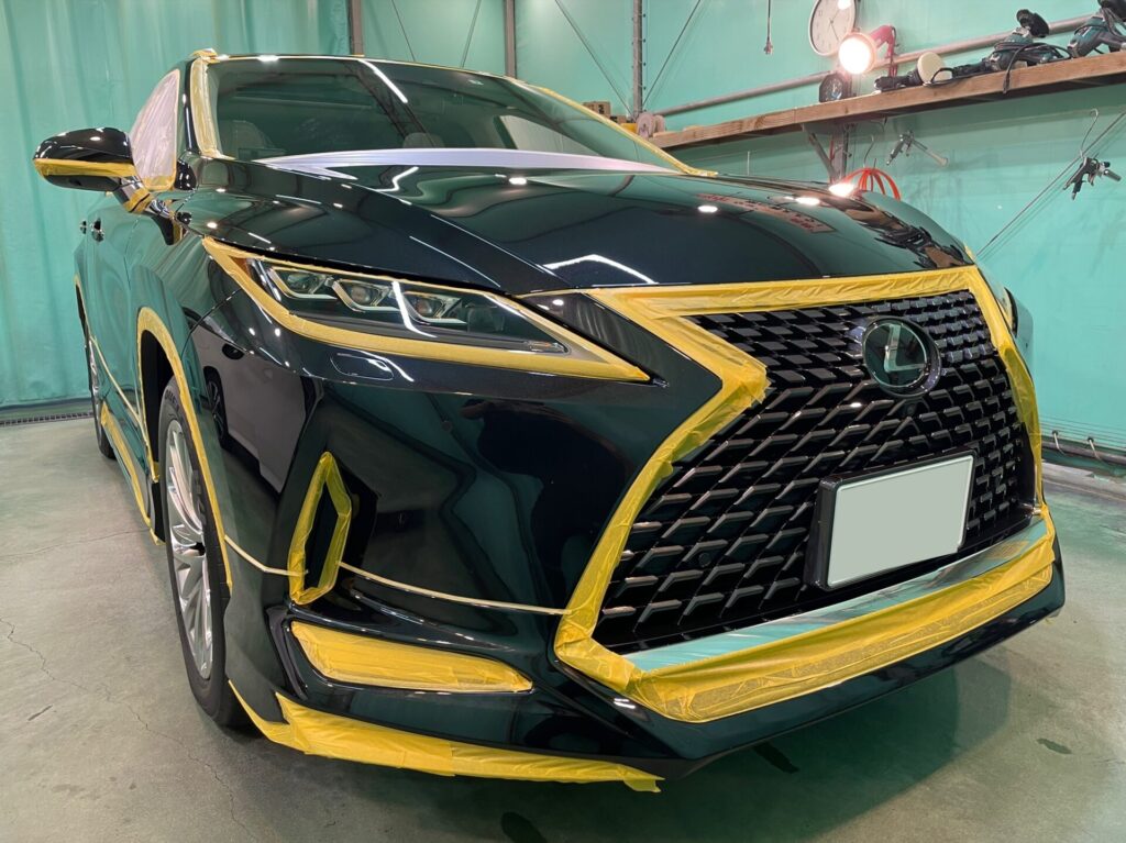 神戸・大阪ガラスコーティング専門店エスプリジャパンLEXUS　RXにガラスコーティング施工致しました。