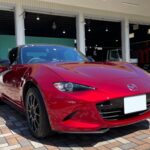 神戸・大阪ガラスコーティング専門店エスプリジャパンマツダロードスターにガラスコーティング施工致しました。