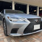 神戸・大阪ガラスコーティング専門店エスプリジャンレクサスLSにガラスコーティング施工致しました。