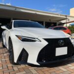 神戸・大阪ガラスコーティング専門店エスプリジャンレクサスISにガラスコーティング施工致しました。