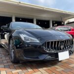 神戸・大阪ガラスコーティング専門店エスプリジャンマセラティにコーティング施工致しました。