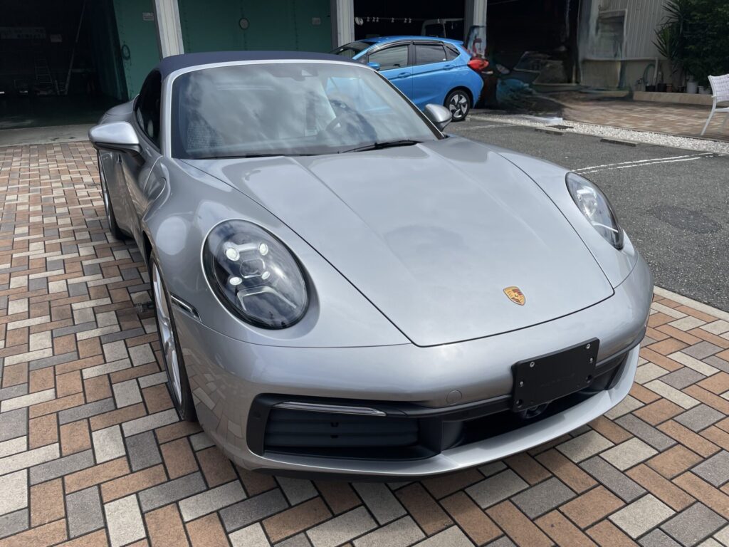 神戸・大阪ガラスコーティング専門店スプリットゼロ・エスプリジャパンポルシェ９１１にコーティング施工致しました。