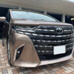 神戸・大阪ガラスコーティング専門店エスプリジャパンアルファードにガラスコーティング施工しました。