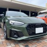 神戸・大阪ガラスコーティング専門店スプリットゼロ・エスプリジャパンアウディA5にコーティング施工致しました。